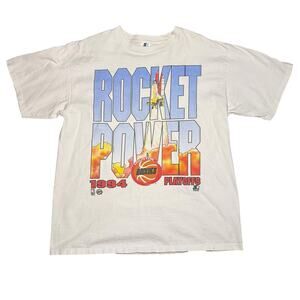 Vintage 1994 Houston Rockets Starter “Rocket Power” Playoffs Tee XL USA